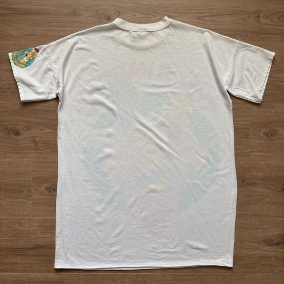 Vintage 90s The Simpsons Bah Humbug Size L-XL T-shirt Tee 1990 Oversized Rare - Picture 5 of 11